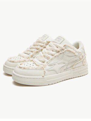 Casual White Board Shoes - 1466