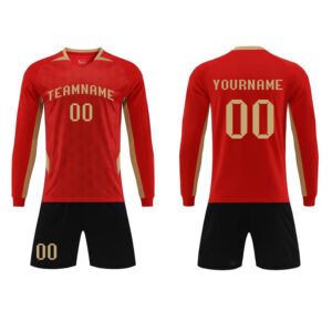 Custom Long Sleeve Practice Soccer Jersey