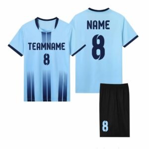 Personalized short sleeve soccer uniforms